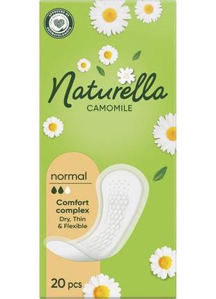 Ежедневные гигиенические прокладки naturella camomile normal 20 шт (8006540100684)