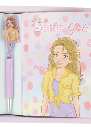 Блокнот selfie girls з ручкою5 фото