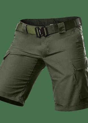 Camotec шорти ranger twill olive, армійські шорти, військові джинсові шорти, тактичні літні шорти олива