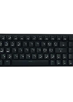 Беспроводная механическая клавиатура ajazz ak692 (2500 мач, blue switches, rgb, black)