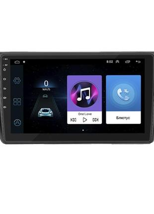 Штатная магнитола экран 9" lesko для skoda fabia iii 2014-2018 2/32gb/ wi-fi optima шкода