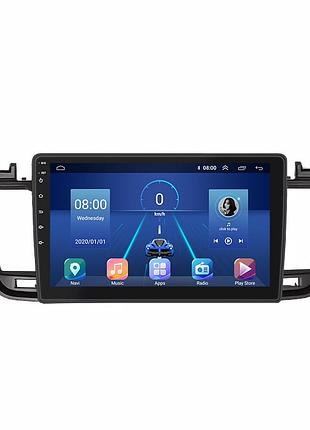 Штатна магнітола lesko для peugeot 508 i 2011-2014 екран 9" 6/128gb 4g wi-fi gps top 7шт