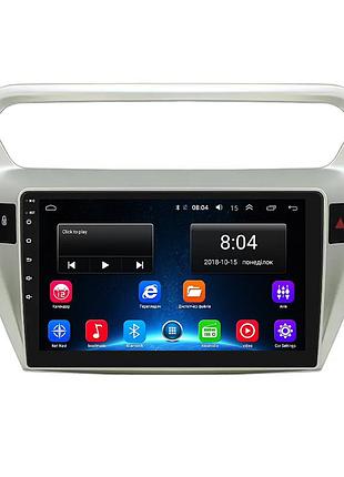 Штатная магнитола lesko для citroen c-elysee i 2012-2016 экран 9" 2/32gb/ wi-fi gps base ситроен