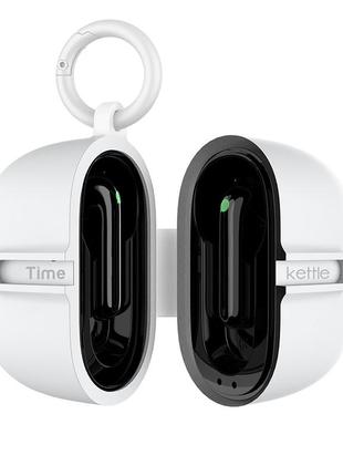 Чехол силиконовый для наушников переводчика timekettle m3 с карабином белый