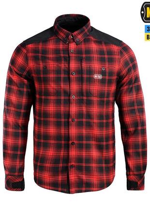 M-tac сорочка redneck shirt red/black 3xl/r2 фото