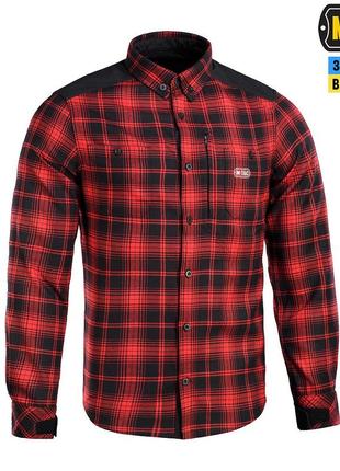 M-tac сорочка redneck shirt red/black 3xl/r3 фото