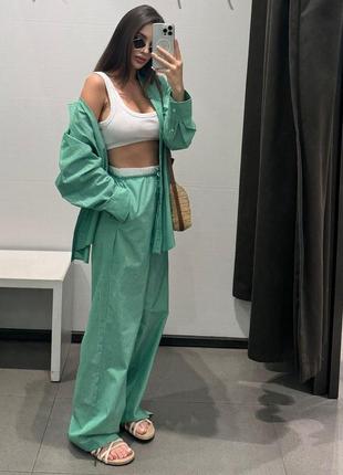 Комплект zara сорочка та штани zara