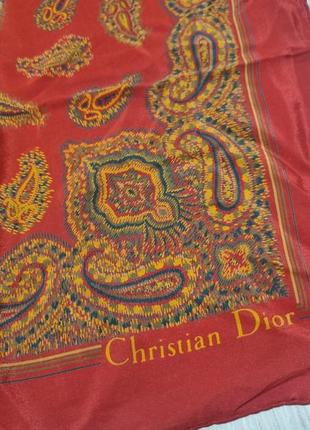 Шовковий платок christian dior