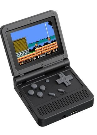 Портативная игровая приставка powkiddy v90 (3 дюйма, 1020 мач, черная)