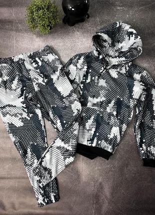 Теплий спортивний костюм худі+штани чоловічий