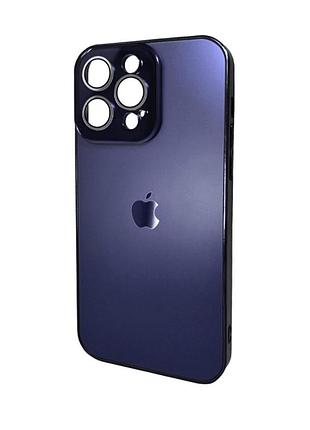 Чохол для смартфона ag glass sapphire frame magsafe logo for apple iphone 15 pro deep purple