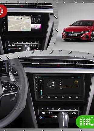 Штатна магнітола 9" lesko для volkswagen arteon i рестайлінг 2020-н.в. 6/128gb 4g wi-fi gps top3 фото