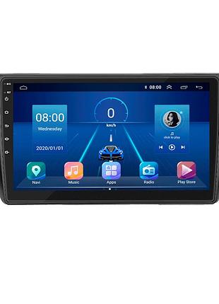 Штатная магнитола экран 9" lesko для skoda fabia iii 2014-2018  2/32gb/ 4g/ wi-fi premium шкода