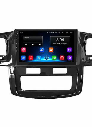 Штатная магнитола экран 9" lesko для toyota fortuner i 2005-2015 2/32gb/ wi-fi optima тойота