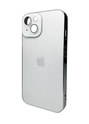 Чохол для смартфона ag glass sapphire frame magsafe logo for apple iphone 14 white