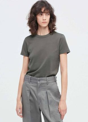 Жіноча футболка базова футболка uniqlo u л розмір