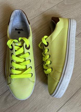 Крутые кеды bench салатовые 39