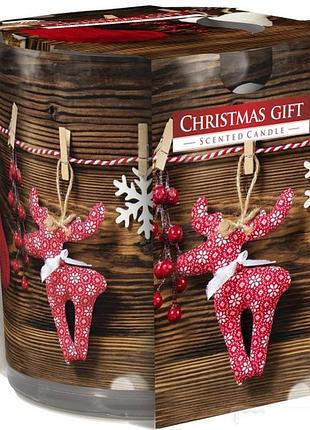 Ароматична свічка в скляному стакані імбирний хліб (sn 72s-07)