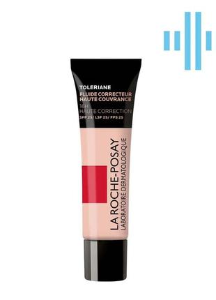 Корректирующий тональный флюид la roche-posay toleriane для чувствительной кожи, spf 25, оттенок 11, 30 мл