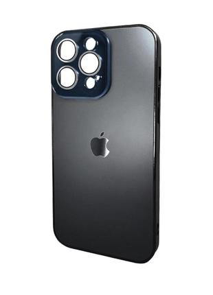 Чохол для смартфона ag glass sapphire frame magsafe logo for apple iphone 12 pro black