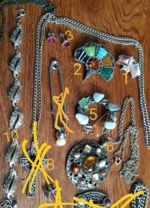 Брошь кулон miracle, scotland, английская, смальты камень стекло, винтаж н