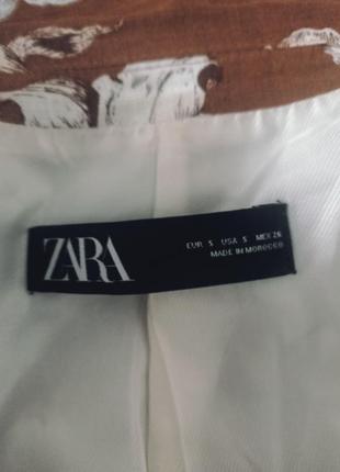 Жакет льняной zara6 фото