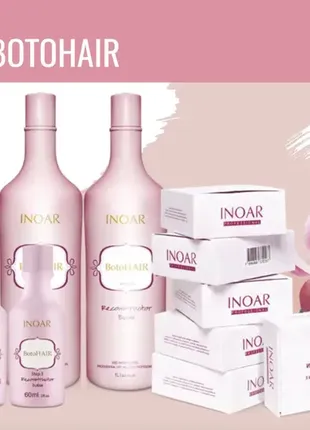 Бальзам реконструктор волосся, inoar botohair reconstructor balm, step 3, 1000 ml