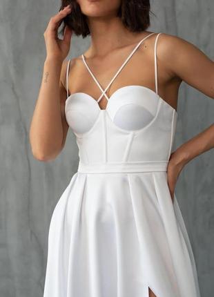 Весельное платье, свадебное платье со шлейфом, свадебное платье с атласом 👑