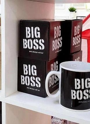 Кухоль керамічний 800 мл "big boss" xxl olens 6820-4/8001-14 фото