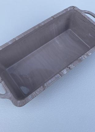 Форма для випікання силіконова з металевим обідком 31,3*14*6 см a-plus 1971 коричнева