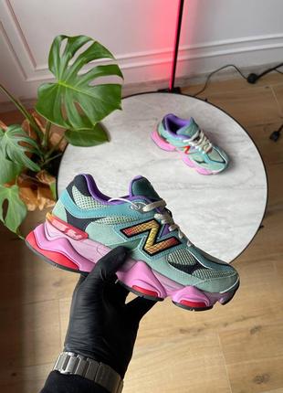 Кросівки new balance 9060 warped multicolor1 фото