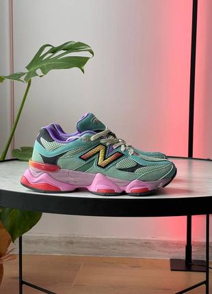 Кросівки new balance 9060 warped multicolor2 фото