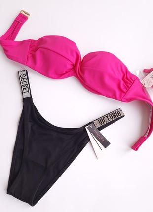 Купальник бандо пушап victoria's secret вікторія сікрет оригінал