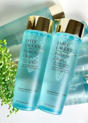 Оригінал новий лосьйон estee lauder perfectly clean multi-action toning lotion / refiner 🩵