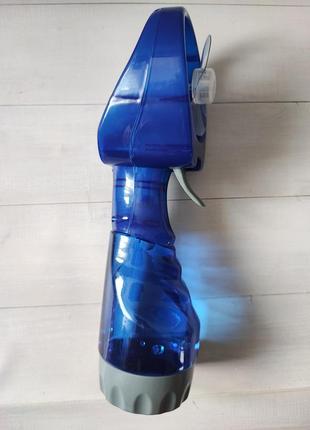 Портативний ручний міні вентилятор на батарейках з розпиленням води water spray fan6 фото