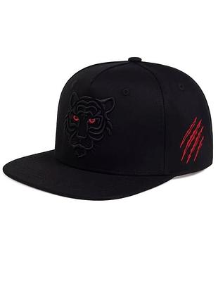 Кепка снепбек тигр з прямим козирком, унісекс