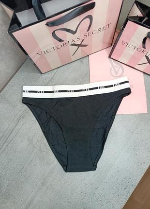 Высокие трусики бикини с логотипом. pink. victoria’s secret. оригинал 🇺🇸