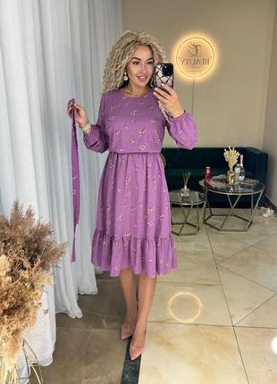 Стильні квіткові жіночі плаття, ефектні сукні