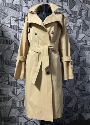 Демисезонный термо тренч в стиле ретро camel lady yep.