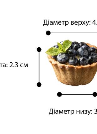 Форма для выпечки 7 песочных тарталеток, кексов, корзинок на плите8 фото