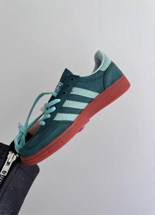 Кеди в стилі adidas spezial handball green premium5 фото