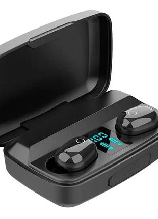 Уценка 2 правых наушника наушники беспроводные undurancerun j16 с зарядным боксом lcd и power bank black