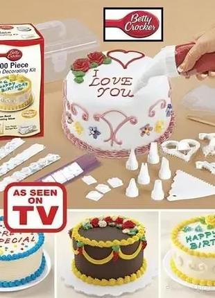 Набор для украшения и декорирования тортов cake decorator 100 предметов