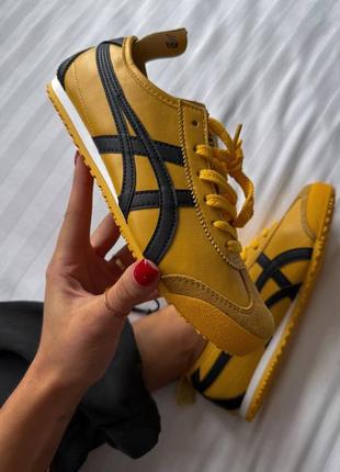 Жіночі кросівки asics onitsuka tiger mexico 66 yellow5 фото