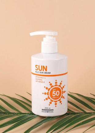Солнцезащитный крем foodaholic multi sun cream spf 50+pa+++ 250 мл