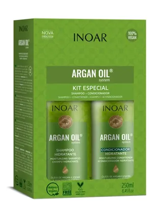 Бессульфатный шампунь и кондиционер, argan oil для жирной кожи головы (shmp/250/ml+cond/250/ml)