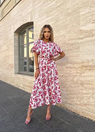 Ніжне плаття максі зі штапелю 🥰 сукня сарафан платье3 фото