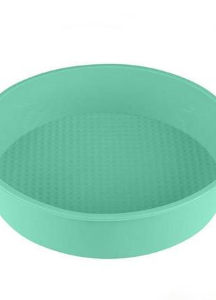 Форма для випікання силіконова 20*5,8 см a-plus 1971 бірюзова