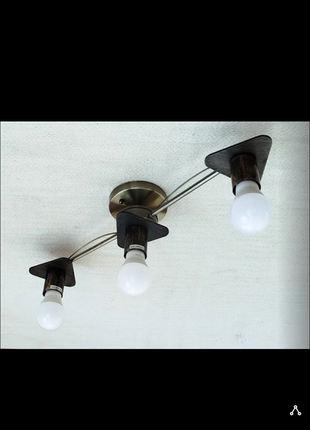 Люстра светильник на 3 лампы в стиле лофт