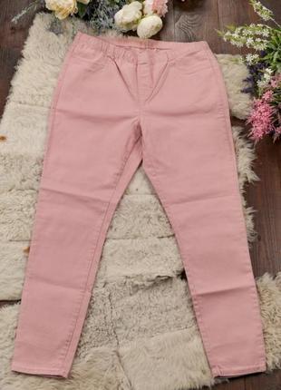 Джеггинсы джинсы большого размера батал на резинке c&a